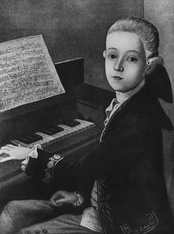 Mozart is born - a genius from birth?