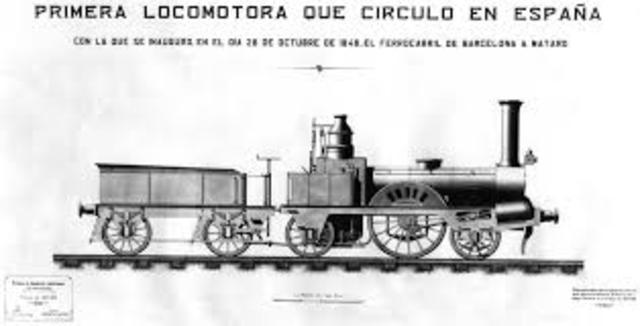 Primera máquina de vapor en España