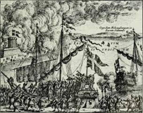 The Dutch conquered New Sweden