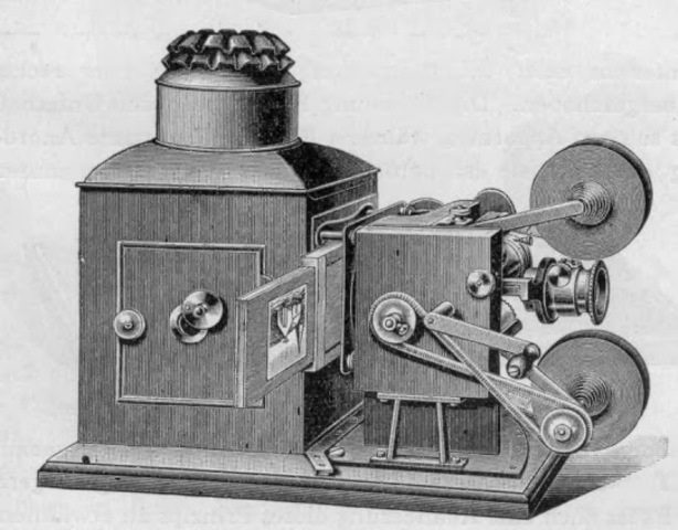 Lumiere Brothers Invent Film Projector
