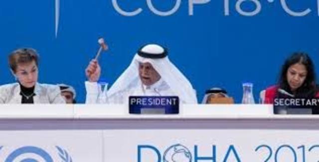 COP 18: Doha; Se prorroga Kioto.