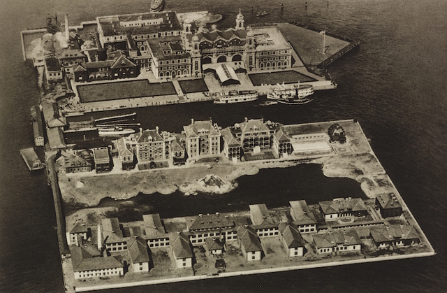 she and her friend arrived at ellis island