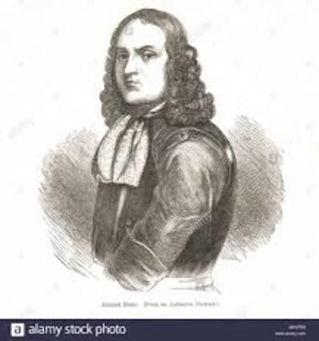 El almirante de la marina inglesa Robert Blake