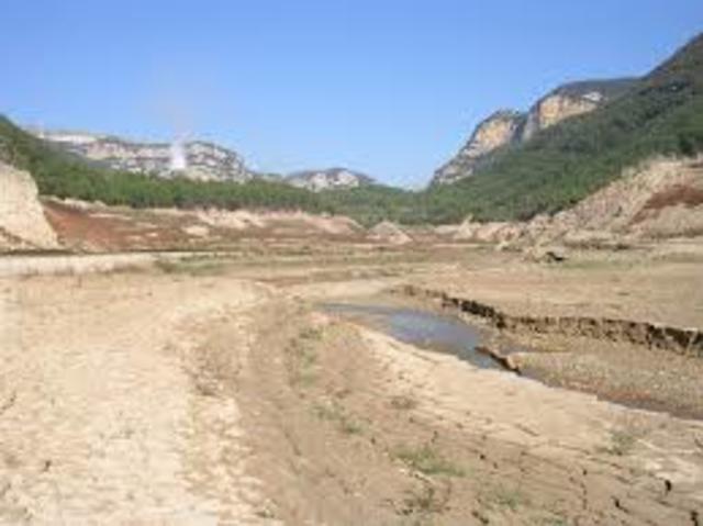 Important sequera catalana (climàtic)