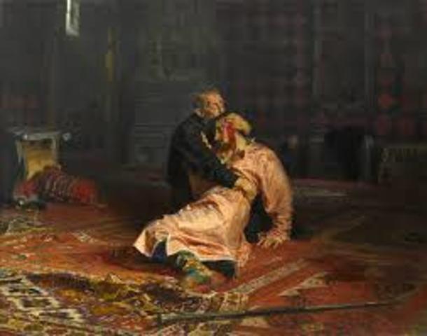 Ivan  the Terrible kills his son
