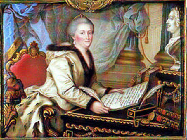 Catherine II writes the Nakaz