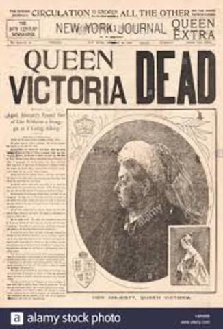 Queen Victoria Dies