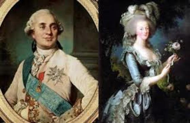 Luis XVI y María Antonieta