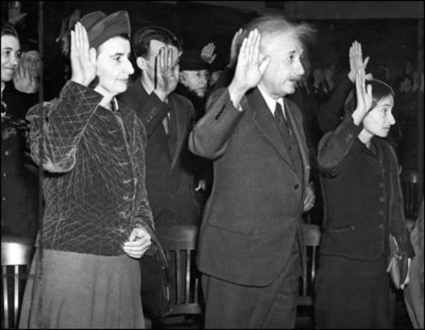 Einstein Granted Permanent Residency in America