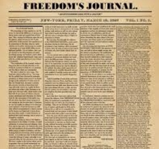 "Freedom's Journal" started