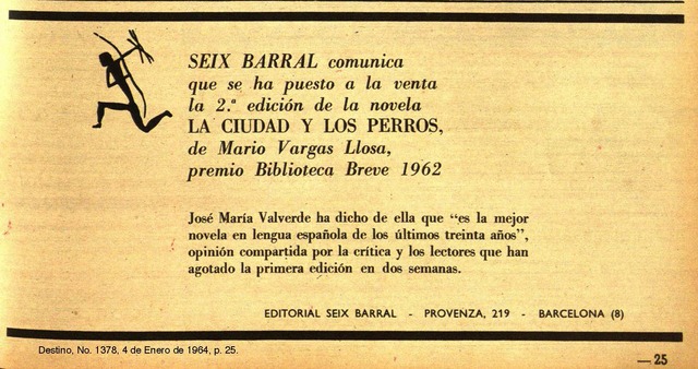 Premio Biblioteca Breve en Barcelona