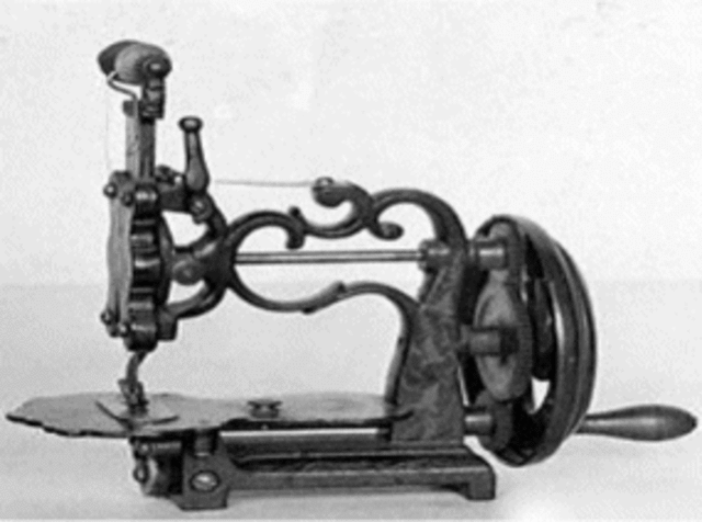 Elias Howe & Isaac Singer Invent sewing machine