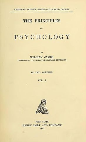 Públicación de “Principles of Psychology” de W. James