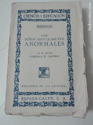 Publicación de "Los niños mentalmente anormales"