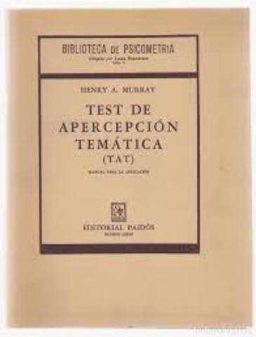 Publicación del Test de Apercepción Temática, por Murray y Morgan