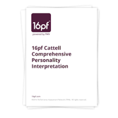 Primera publicación del cuestionario 16PF