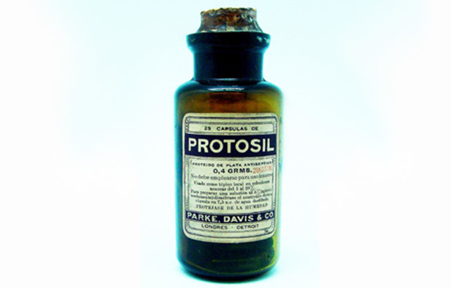 First Agricultural Antibiotic: Protonsil (sulfochrysoidine), Marketed by Bayern.