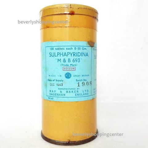 Sulphonamides like sulphapyridine were marketed for use in animals in Britain
