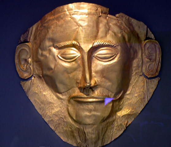 Máscara de Agamenón (orfebrería micénica)