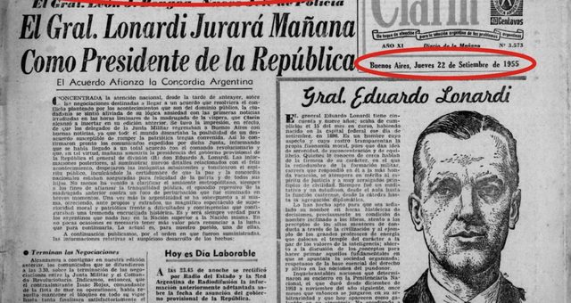 El golpe del 55 y el impacto en la UON