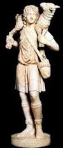 Escultura Buen pastor