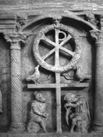 Crismon en sarcófago 171