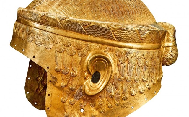 Casco de Meskalamdug. Epoca Dinástica Arcaica III (2.420).