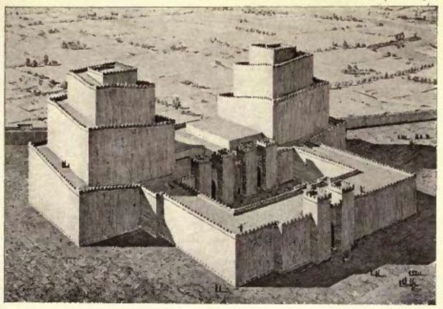 Templo de Anu y Adad. Imperio medio asirio (1.100 a.C.)