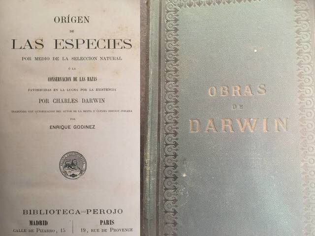 Primera traducción al castellano de El origen de las especies.