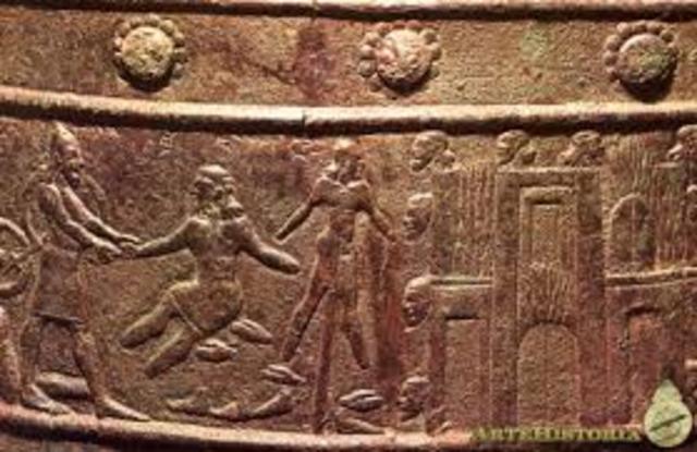 Martirio de los vencidos. Imperio nuevo asirio (846 a.C.).