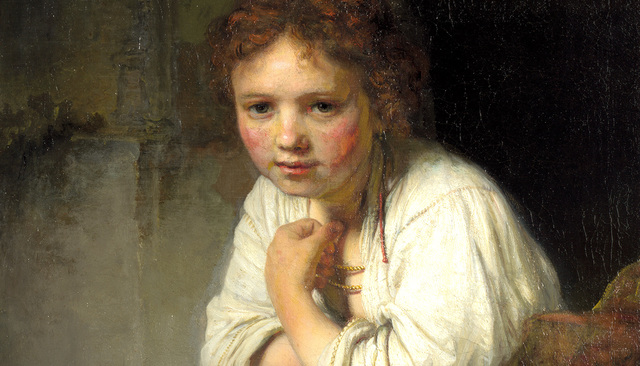 Rembrandt- Muchacha en la ventana