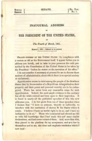 Lincoln's Inaugural Address
