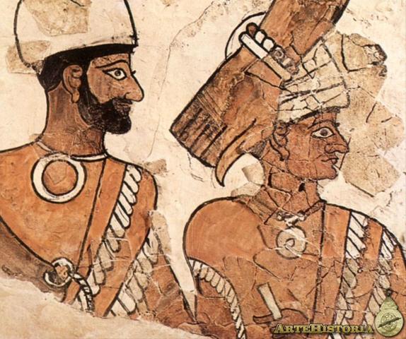 Pinturas murales del palacio de Mari