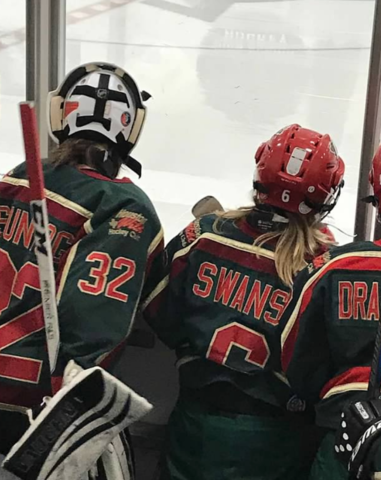 I started playing hockey