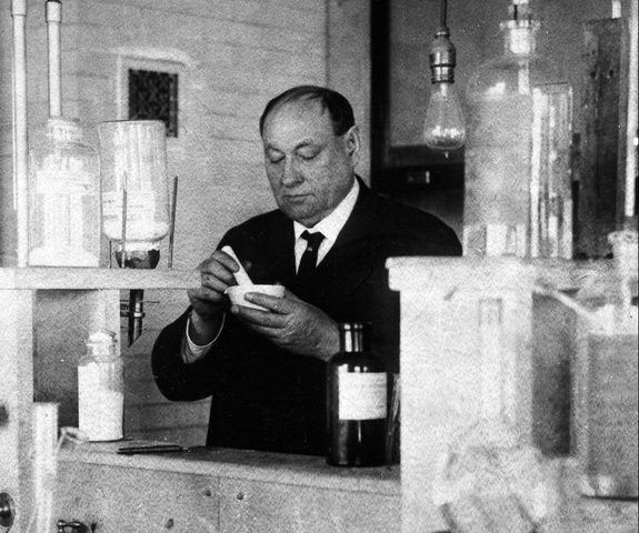 "A group of twelve volunteers, nicknamed the “poison squad,” agree to eat food laced with common preservatives of the time, such as formaldehyde" - Library of Congress