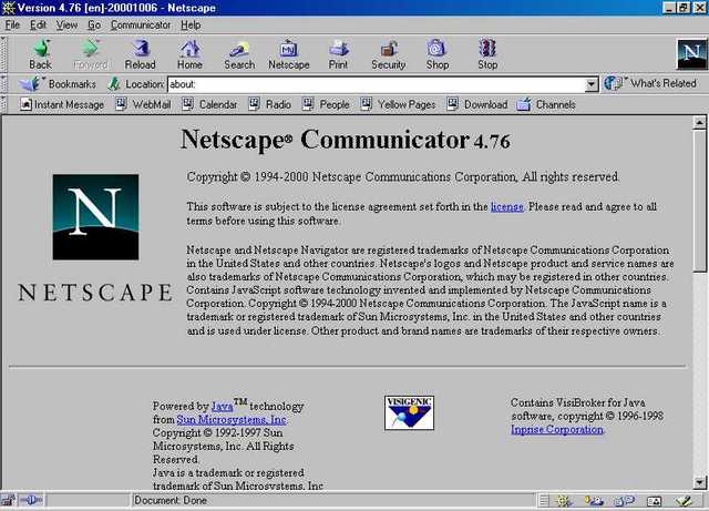 Netscape, el navegador