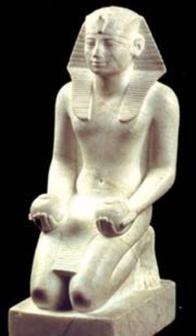 Tutmosis III arrodillado
