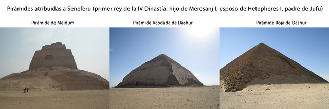 Las tres pirámides de Snefru en Dashur