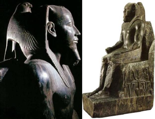 Estatua de Kefren en Diorita.