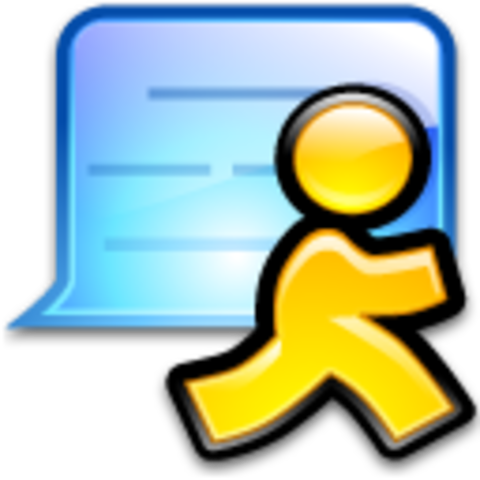 Red AOL Instant Messenger