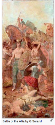 Gauls occupy Rome and burn the city down