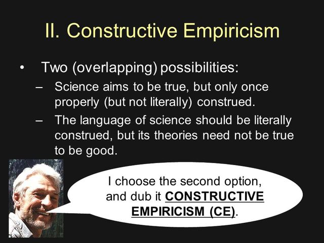 [Published] The Scientific Image - Constructive Empiricism (1980):