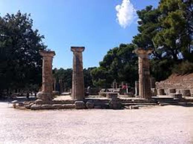 Templo de Hera en Olimpia