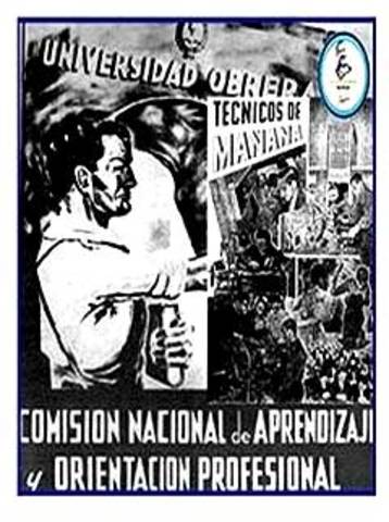Creación de la Comisión Nacional de Aprendizaje y Orientación Profesional (CNAOP)