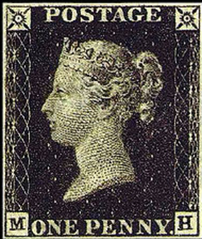 En London Inglaterra se creó el Penny Post, Primer servicio de correo postal