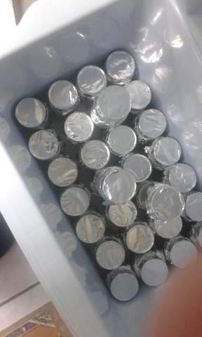 frascos esterilizados