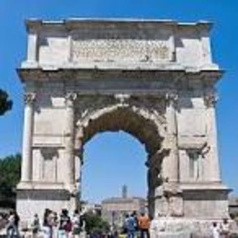 Arco de Tito en Roma