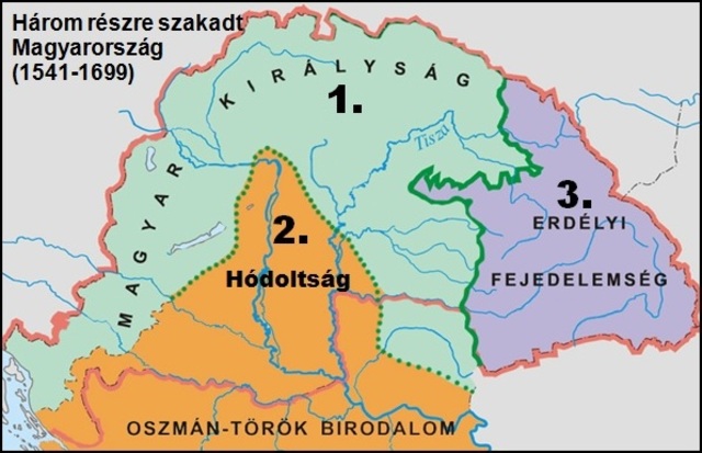 Három részre szakadás