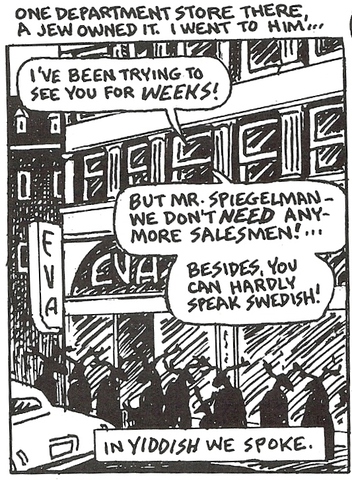 Vladek and Anja move to Sweden