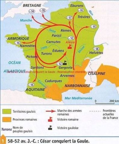 Conquête de la Gaule par Jules César
